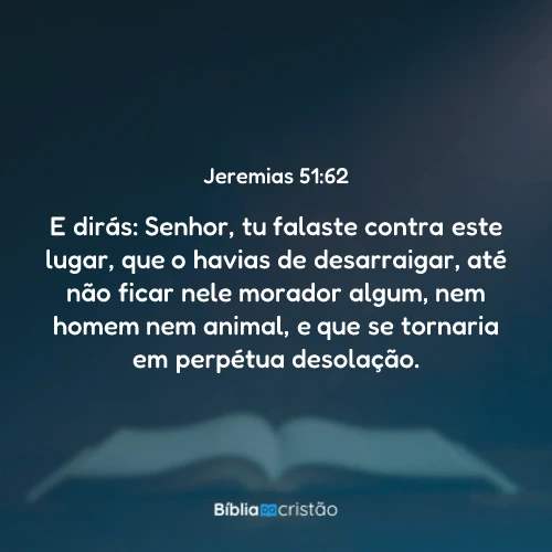 Jeremias 51:62