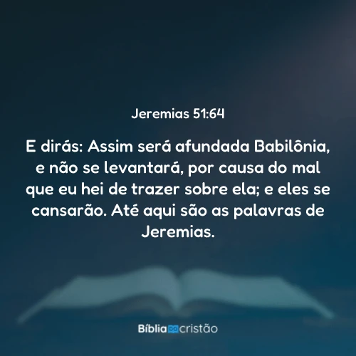 Jeremias 51:64