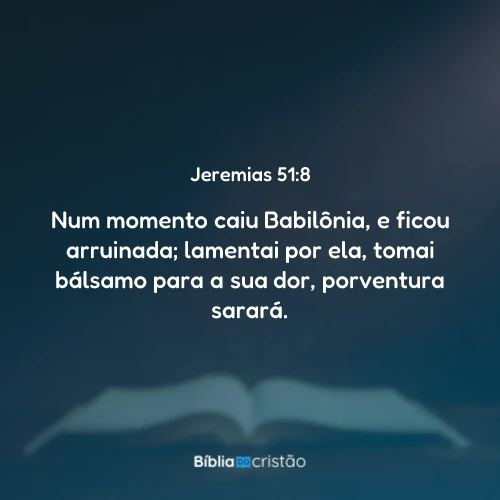 Jeremias 51:8