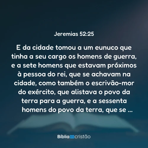 Jeremias 52:25