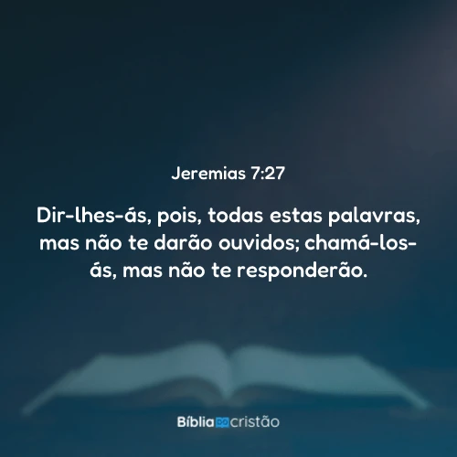 Jeremias 7:27
