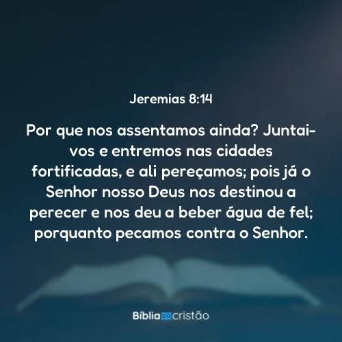 Jeremias 8:14