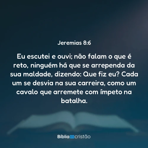 Jeremias 8:6