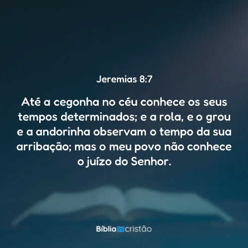 Jeremias 8:7