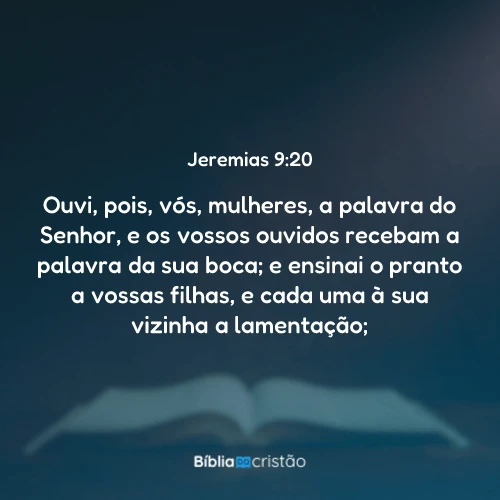 Jeremias 9:20
