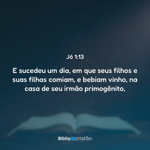 Jó 1:13