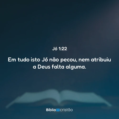 Jó 1:22
