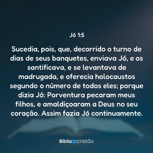 Jó 1:5