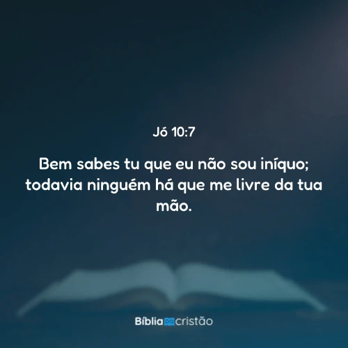 Jó 10:7