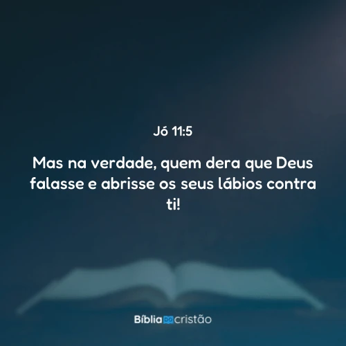 Jó 11:5