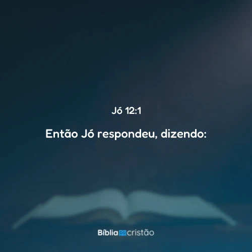 Jó 12:1