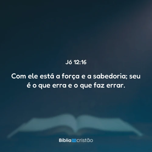 Jó 12:16