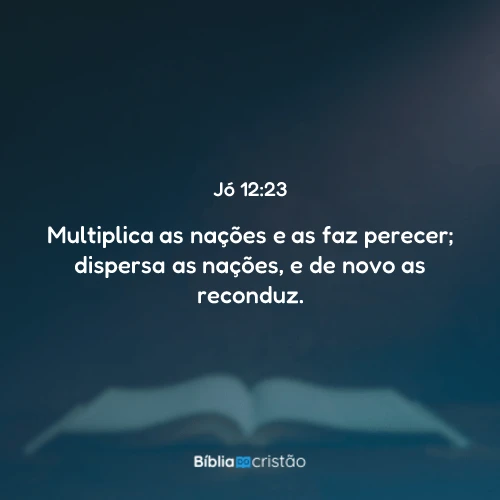 Jó 12:23