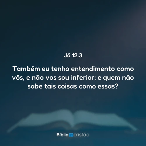 Jó 12:3