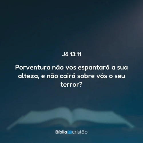Jó 13:11