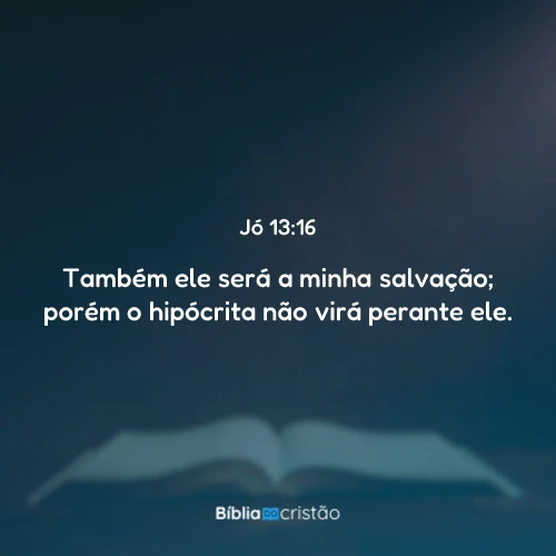 Jó 13:16
