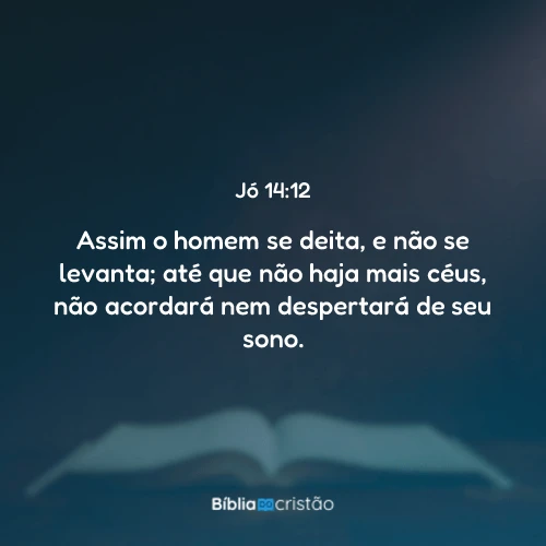 Jó 14:12