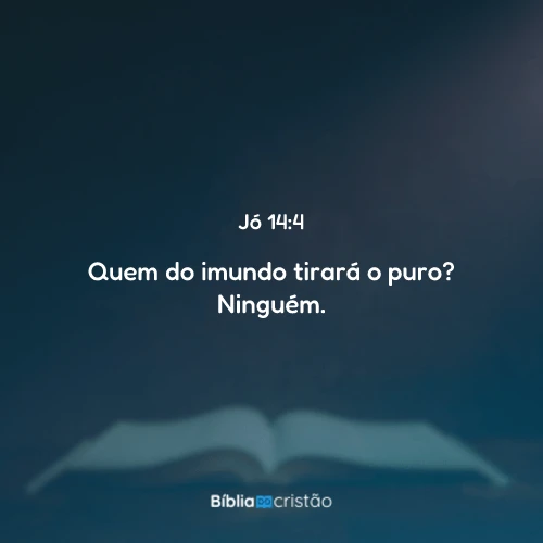 Jó 14:4