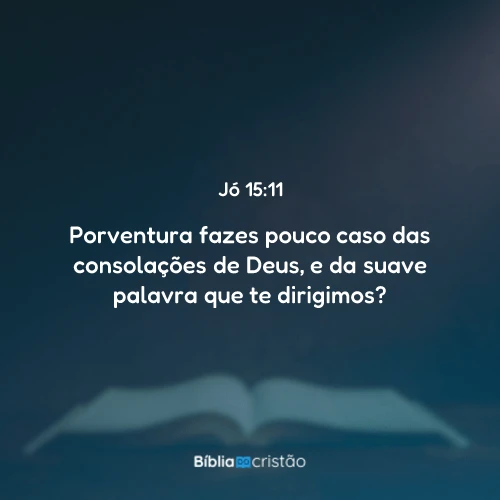 Jó 15:11