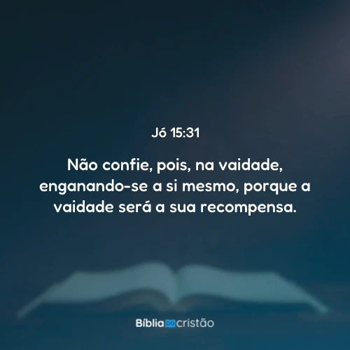 Jó 15:31