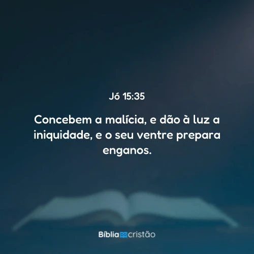 Jó 15:35
