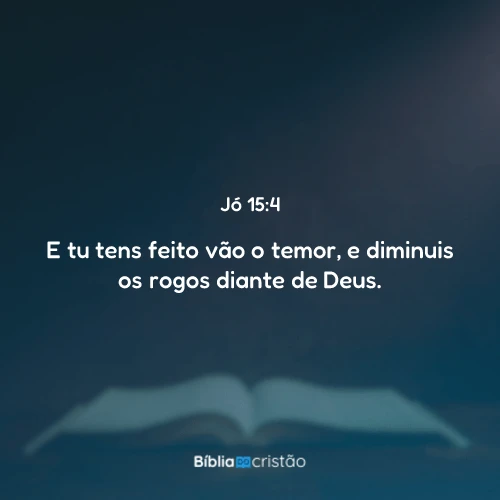 Jó 15:4