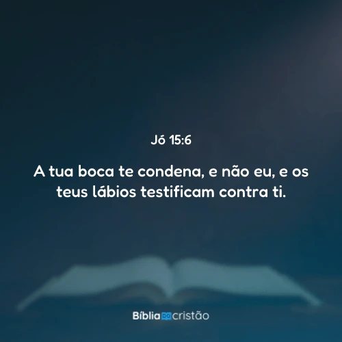 Jó 15:6