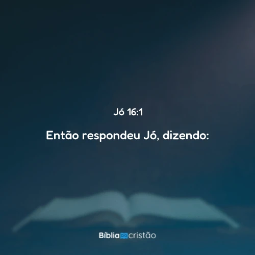 Jó 16:1