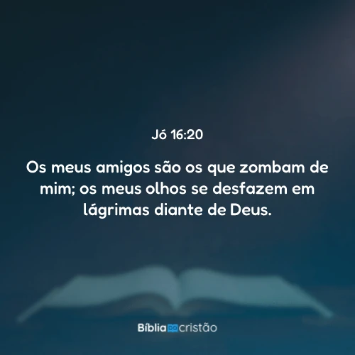 Jó 16:20