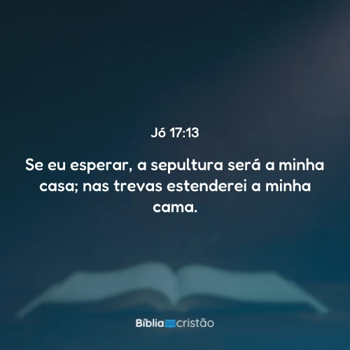 Jó 17:13