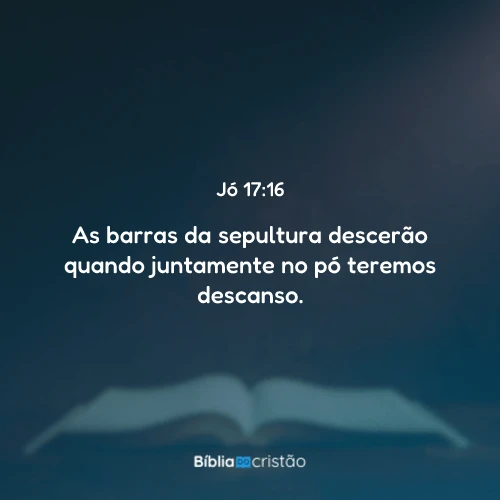 Jó 17:16