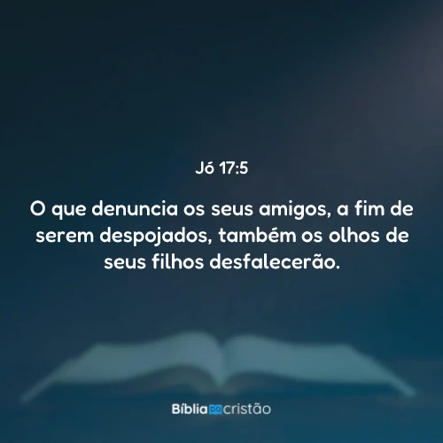 Jó 17:5