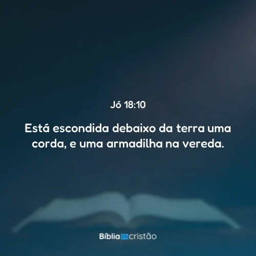 Jó 18:10