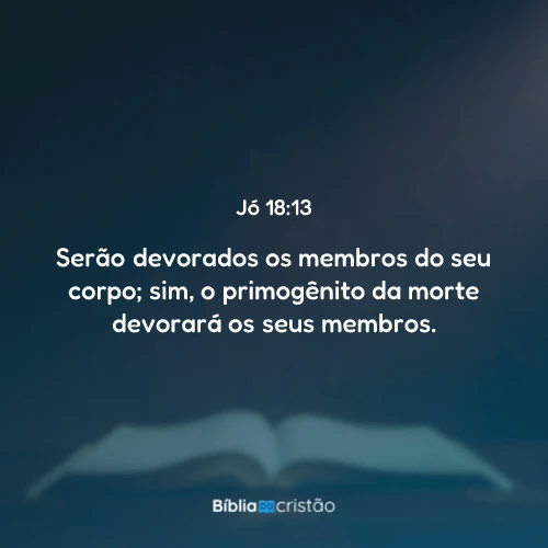 Jó 18:13