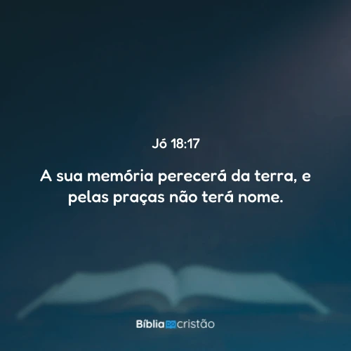 Jó 18:17