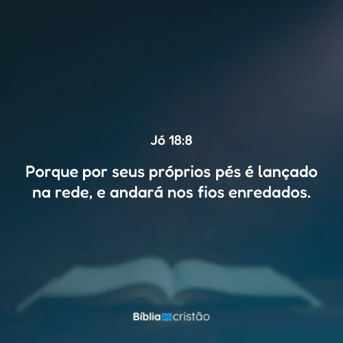 Jó 18:8