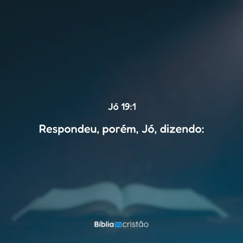 Jó 19:1