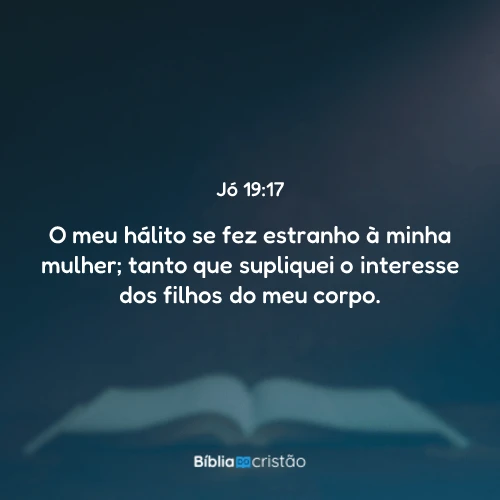 Jó 19:17