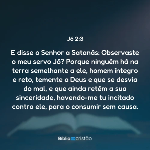 Jó 2:3