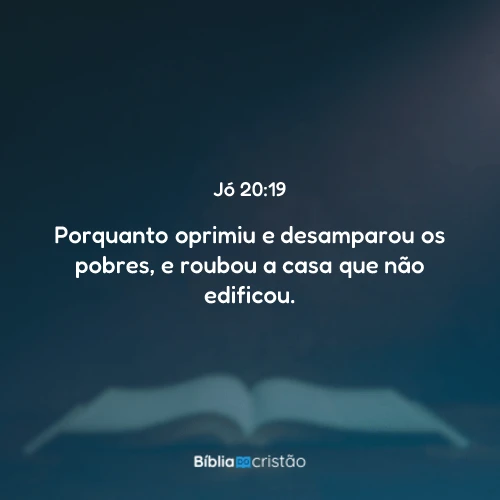 Jó 20:19