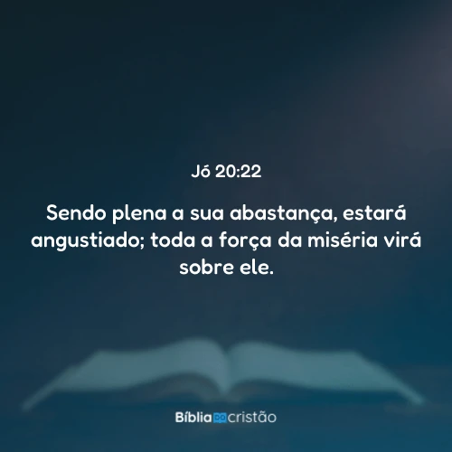 Jó 20:22