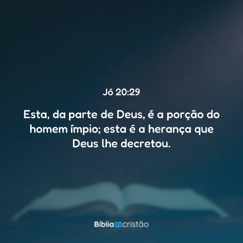 Jó 20:29