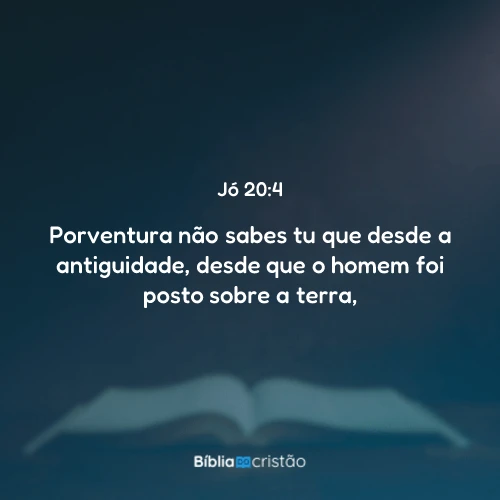 Jó 20:4