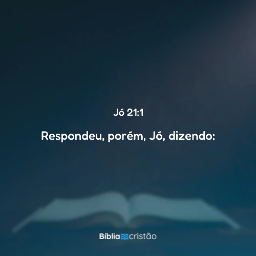 Jó 21:1