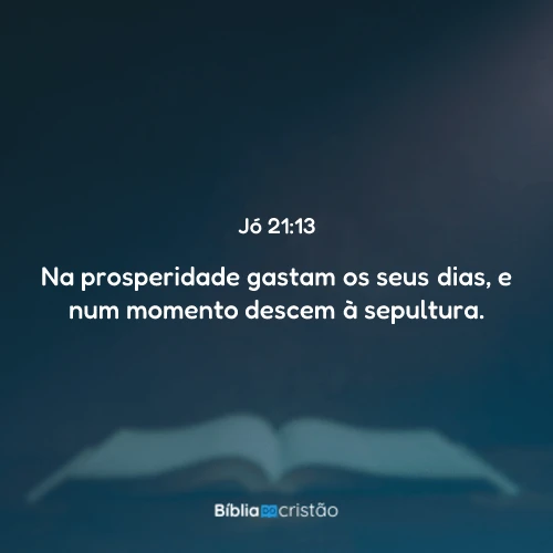 Jó 21:13
