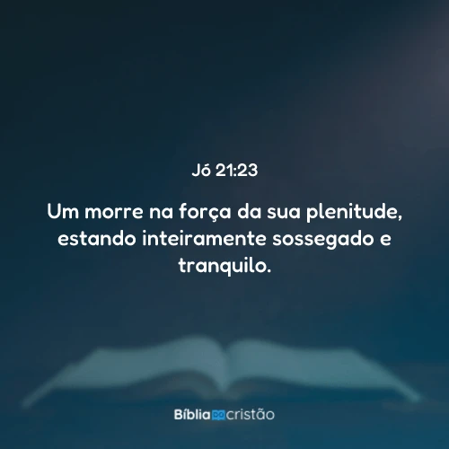 Jó 21:23
