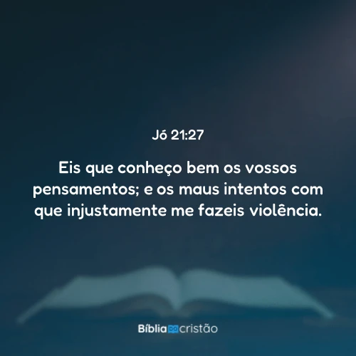 Jó 21:27