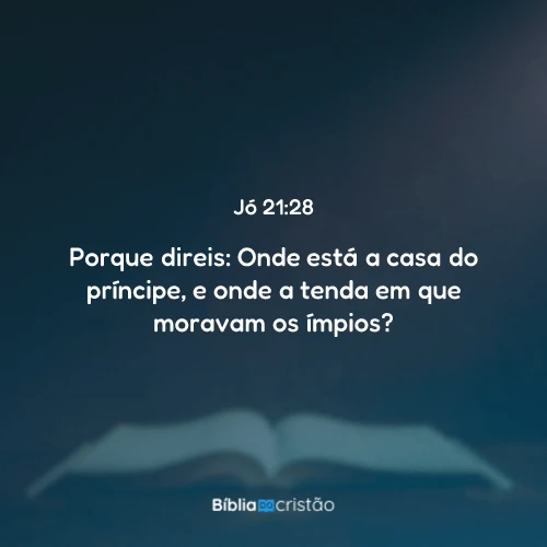 Jó 21:28