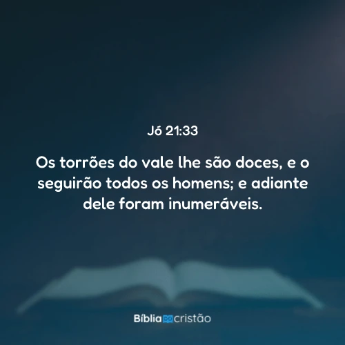 Jó 21:33