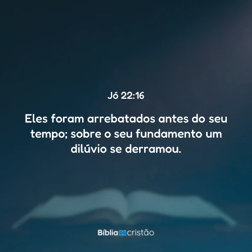 Jó 22:16